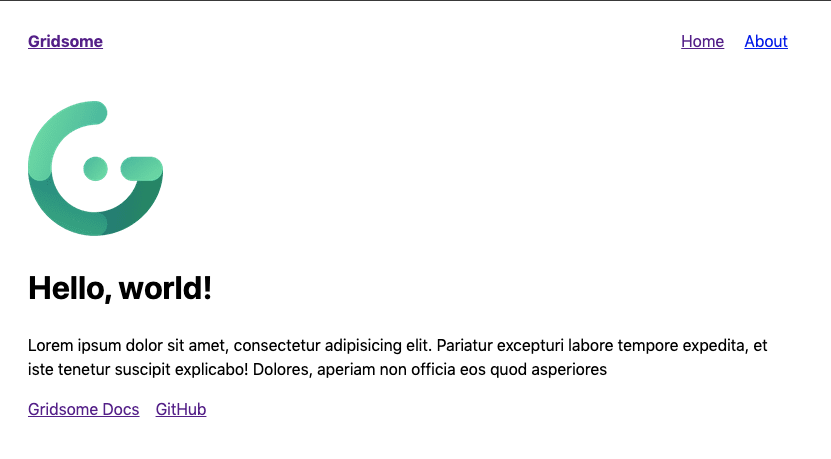 Gridsome Template Site Gridsome template site